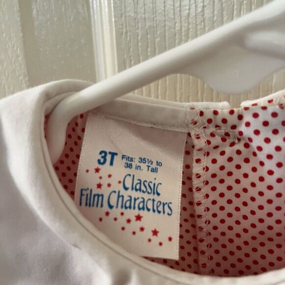 Vintage Classic Film Characters Disney Peter Pan Appliqué Dress Girls Size 3T - Picture 9 of 12